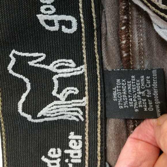 Ladies Equestrian Jeans by Goode Rider Size 26 - Picture 3 of 11